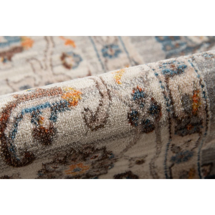 Amer Arcadia Nuulyn Gray Oriental Polyester Area Rug 9'1"x12'9"