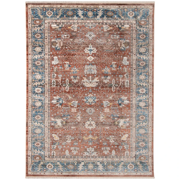 Amer Arcadia Northam Red Oriental Polyester Red Area Rug 9'1"x12'9"