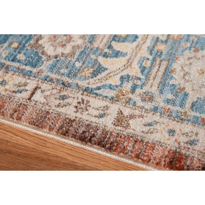Amer Arcadia Northam Red Oriental Polyester Red Runner Rug 2'7"x10'