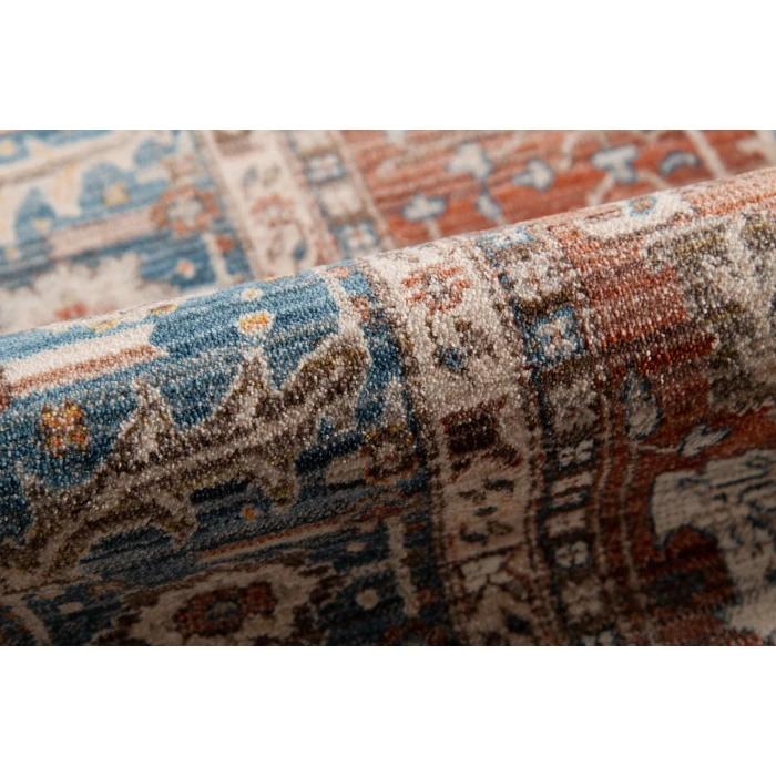 Amer Arcadia Northam Red Oriental Polyester Red Runner Rug 2'7"x10'