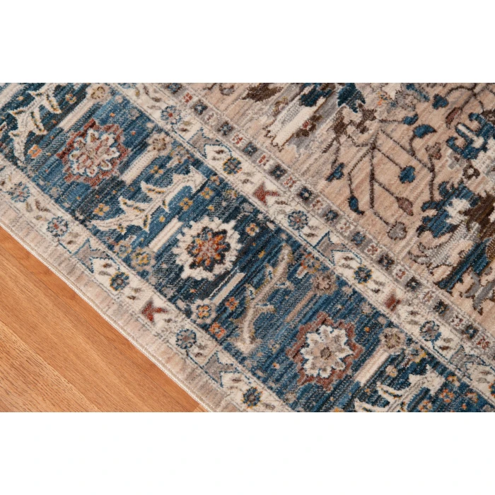 Amer Arcadia Northam Beige Oriental Polyester Area Rug 5'x7'8"
