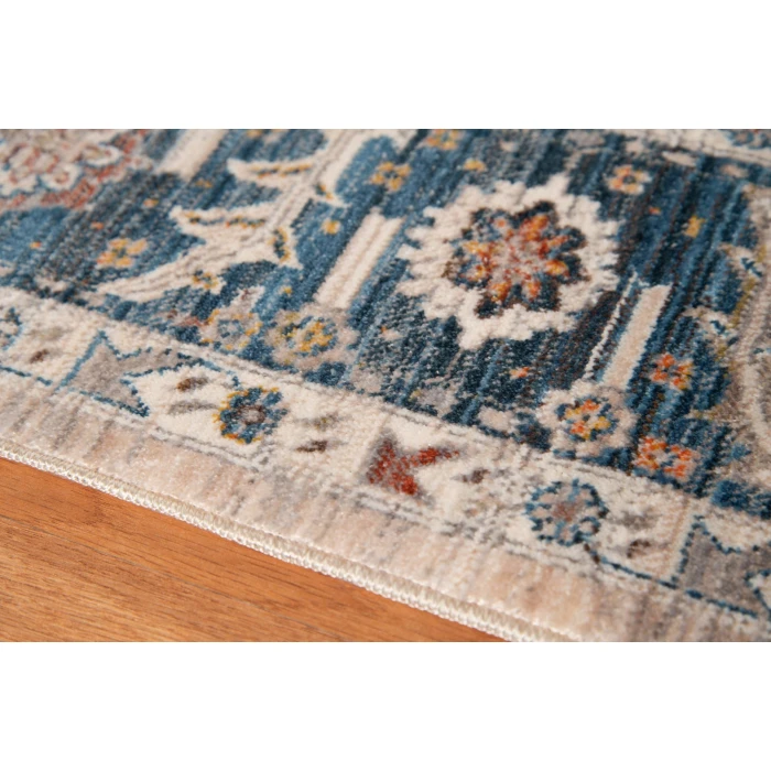 Amer Arcadia Northam Beige Oriental Polyester Area Rug 5'x7'8"
