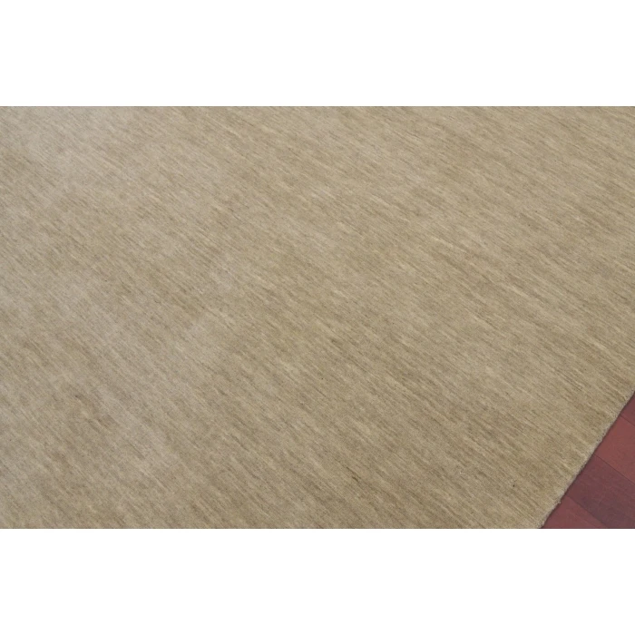 Amer Arizona Rye Solid Ivory Handwoven Wool Area Rug 4'x6'