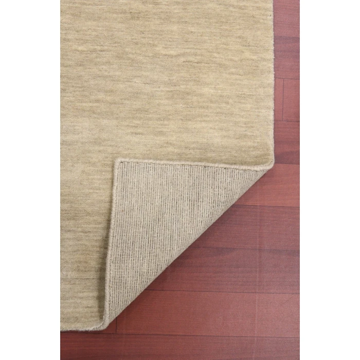 Amer Arizona Rye Solid Ivory Handwoven Wool Area Rug 4'x6'
