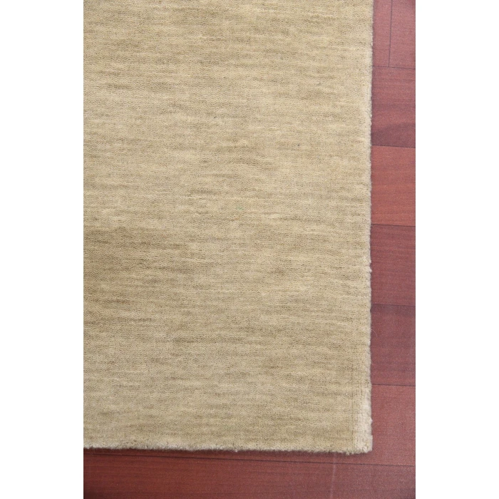 Amer Arizona Rye Solid Ivory Handwoven Wool Area Rug 4'x6'