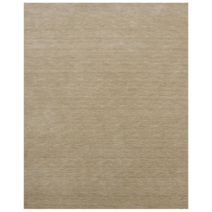 Amer Arizona Rye Solid Ivory Handwoven Wool Area Rug 4'x6'