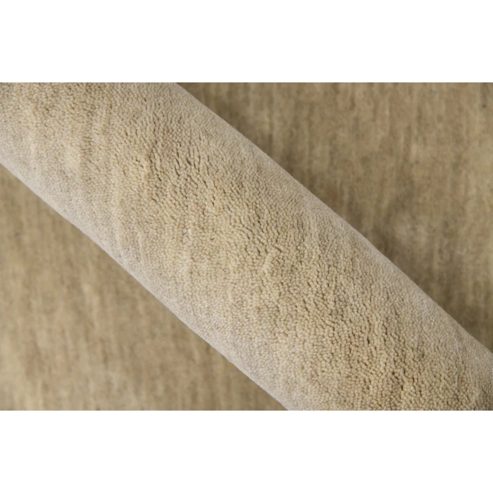 Amer Arizona Rye Solid Ivory Handwoven Wool Area Rug 4'x6'