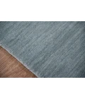 Amer Arizona Rye Solid Light Blue Handwoven Wool Area Rug 5'x8'