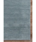 Amer Arizona Rye Solid Light Blue Handwoven Wool Area Rug 5'x8'