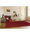 Amer Arizona Rye Solid Red Handwoven Wool Area Rug 5'x8'