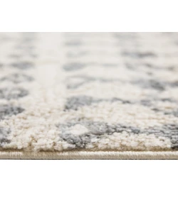 Amer Aspen Arra Ivory/Gray Geometric Runner Rug 2'2" x 10'