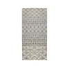 Amer Aspen Arra Ivory/Gray Geometric Runner Rug 2'2" x 10'
