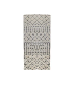Amer Aspen Arra Ivory/Gray Geometric Runner Rug 2'2" x 10'