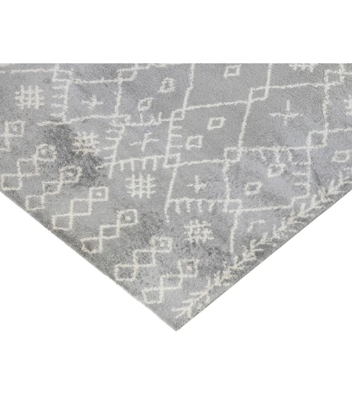 Aspen Belen Gray/Ivory Geometric Area Rug