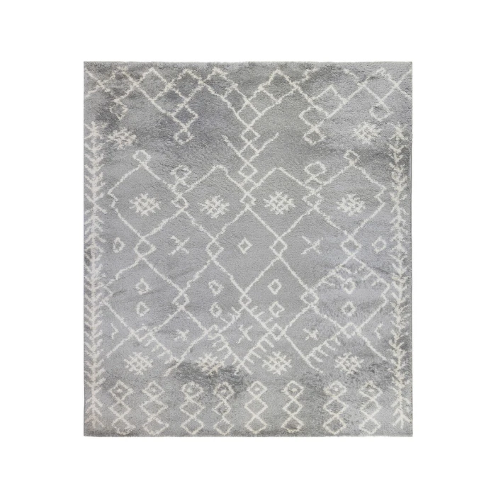 Aspen Belen Gray/Ivory Geometric Area Rug