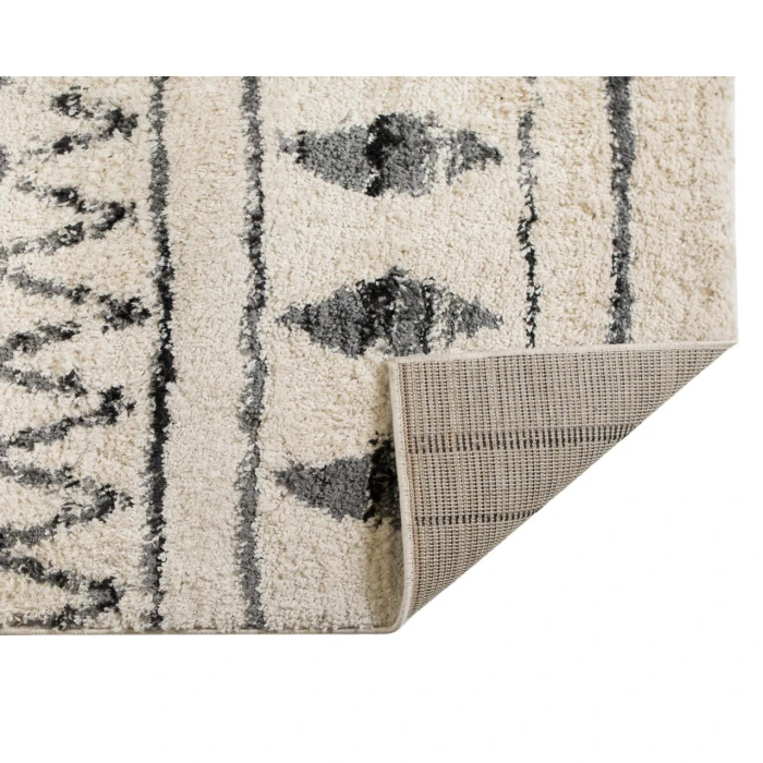 Aspen Clara Cream/Black Geometric Area Rug