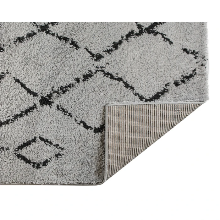 Aspen Denise Gray/Black Geometric Area Rug