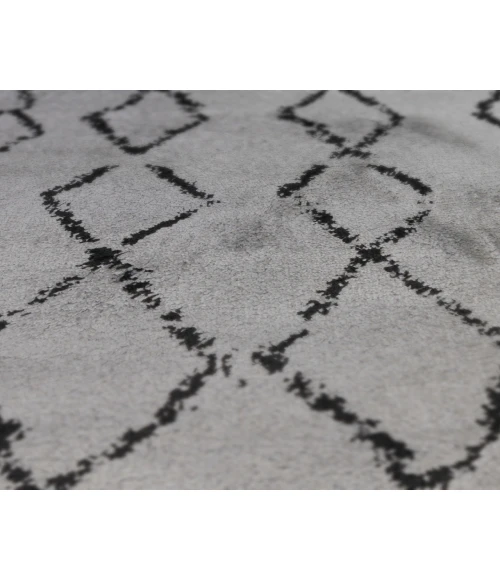Aspen Denise Gray/Black Geometric Area Rug