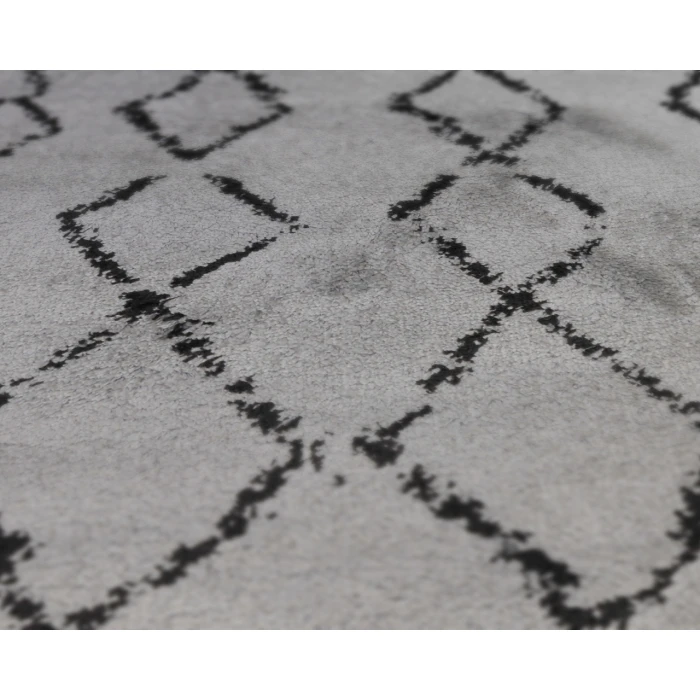 Aspen Denise Gray/Black Geometric Area Rug