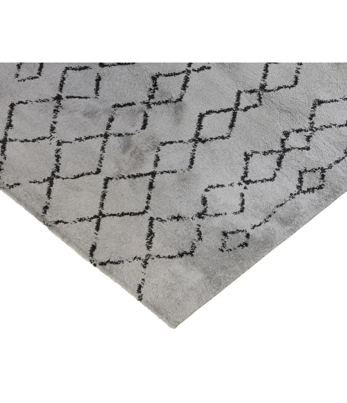Aspen Denise Gray/Black Geometric Area Rug