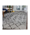 Aspen Denise Gray/Black Geometric Area Rug