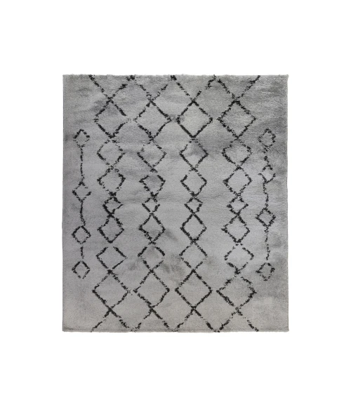 Aspen Denise Gray/Black Geometric Area Rug