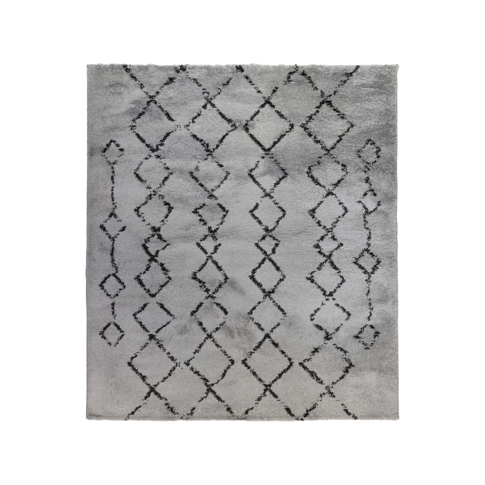 Aspen Denise Gray/Black Geometric Area Rug