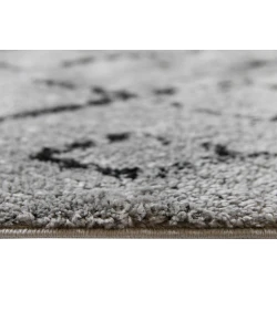 Amer Aspen Denise Gray/Black Geometric Runner Rug 2'2" x 10'