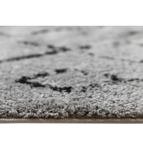 Aspen Denise Gray/Black Geometric Area Rug