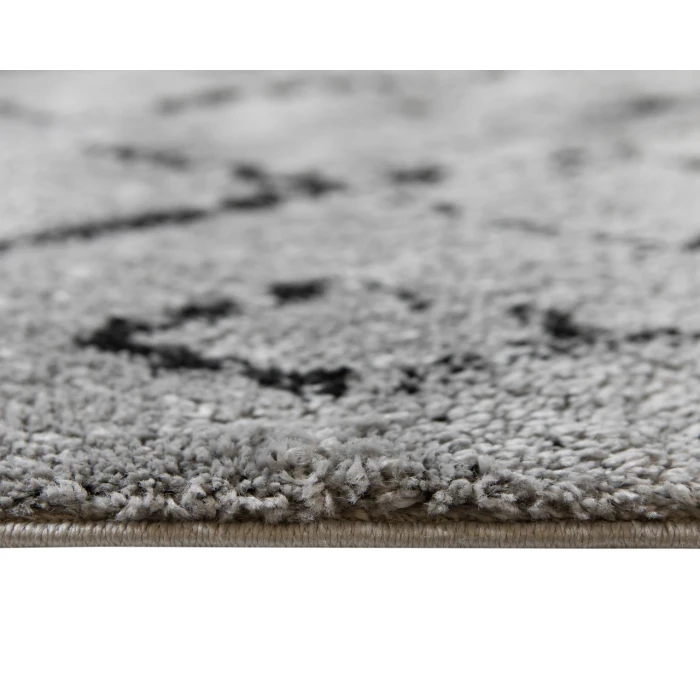Aspen Denise Gray/Black Geometric Area Rug
