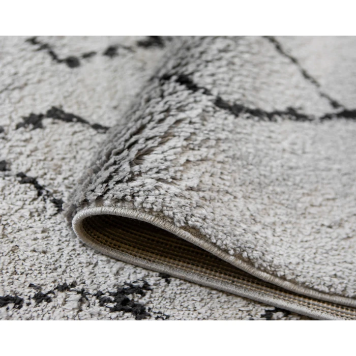 Aspen Denise Gray/Black Geometric Area Rug