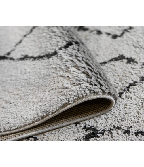 Aspen Denise Gray/Black Geometric Area Rug