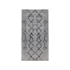 Amer Aspen Denise Gray/Black Geometric Runner Rug 2'2" x 10'