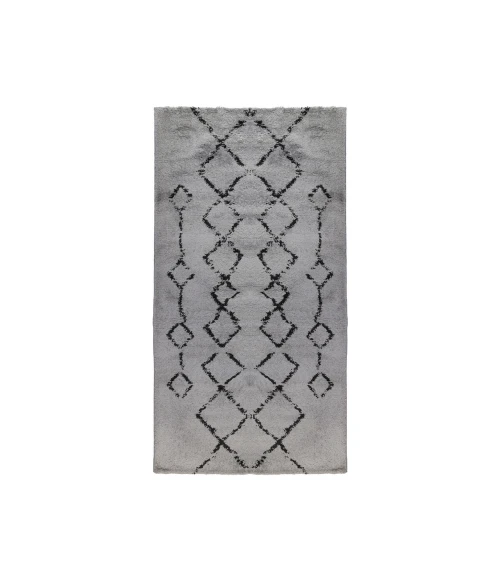 Aspen Denise Gray/Black Geometric Area Rug