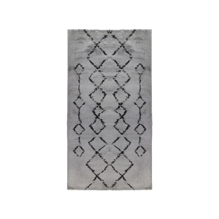 Aspen Denise Gray/Black Geometric Area Rug