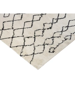 Amer Aspen Clara Cream/Gray Geometric Runner Rug 2'2" x 10'