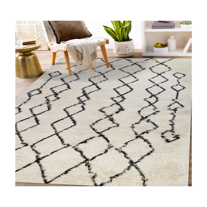 Aspen Clara Cream/Gray Geometric Area Rug