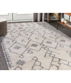 Amer Aspen Emara Ivory/Gray Geometric Rug 2' x 3'