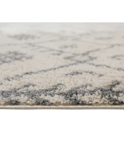 Amer Aspen Emara Ivory/Gray Geometric Runner Rug 2'2" x 10'