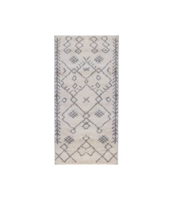 Amer Aspen Emara Ivory/Gray Geometric Runner Rug 2'2" x 10'
