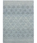 Amer Berlin Lanmore Blue Hand-Hooked Wool Area Rug 8'x10'