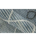 Amer Berlin Lanmore Blue Hand-Hooked Wool Area Rug 8'x10'