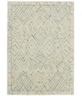 Amer Berlin Drayton Ivory Hand-Hooked Wool Area Rug 8'x10'