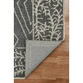 Amer Berlin Oxbow Dark Gray Hand-Hooked Wool Area Rug 5'x8'
