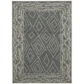 Amer Berlin Oxbow Dark Gray Hand-Hooked Wool Area Rug 5'x8'