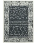 Amer Berlin Suney Charcoal Hand-Hooked Wool Area Rug 8'x10'