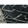 Amer Berlin Suney Charcoal Hand-Hooked Wool Area Rug 2'x3'