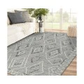 Berlin Tania Light Gray Hand-Hooked Wool Area Rug