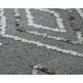 Berlin Tania Dark Gray Hand-Hooked Wool Area Rug
