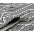Berlin Tania Dark Gray Hand-Hooked Wool Area Rug